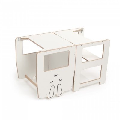 Craffox multifunkční učící věž bílá - Králík - obrázek