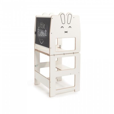 Craffox multifunkční učící věž bílá - Králík - obrázek