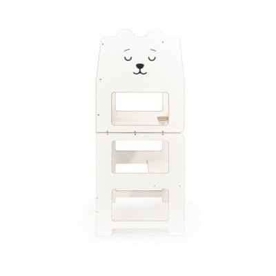 Craffox multifunkční učící věž bílá - Medvěd - obrázek