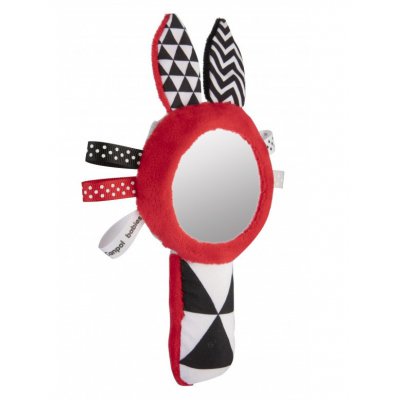 Canpol kontrastní pískací činka se zrcátkem Sensory - obrázek