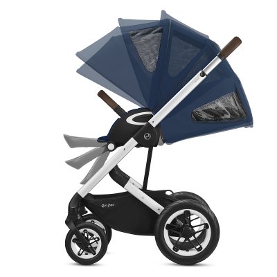 Cybex Talos S Lux - Navy Blue/stříbrná konstrukce 2022 - obrázek