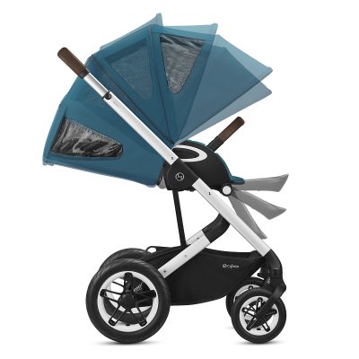 Cybex Talos S Lux - River Blue/stříbrná konstrukce 2022 - obrázek