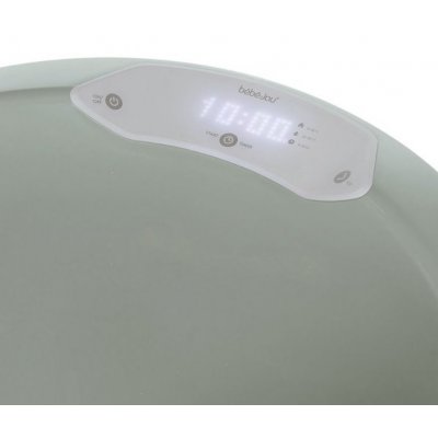 Bébé Jou sada digitální vaničky a stojanu Sense Edition - Sky Green/White - obrázek