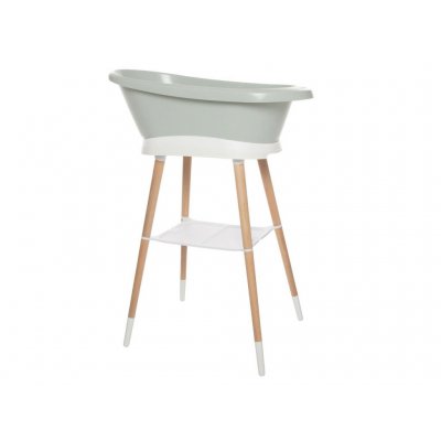 Bébé Jou sada digitální vaničky a stojanu Sense Edition - Sky Green/White