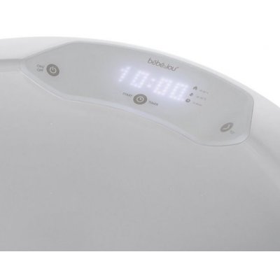 Bébé Jou sada digitální vaničky a stojanu Sense Edition - Light Grey/White - obrázek