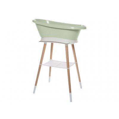 Bébé Jou sada digitální vaničky a stojanu Sense Edition - Ocean Green/White