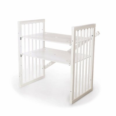 Mimiko kulatá postýlka 9v1 Round - Milk - obrázek