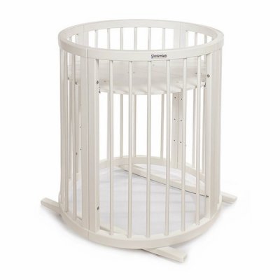 Mimiko kulatá postýlka 9v1 Round - Milk