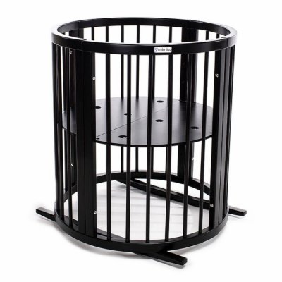 Mimiko kulatá postýlka 9v1 Round - Wenge - obrázek