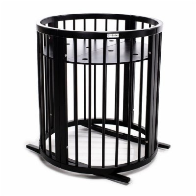 Mimiko kulatá postýlka 9v1 Round - Wenge