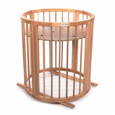 Mimiko kulatá postýlka 9v1 Round - Natural