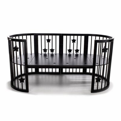 Mimiko kulatá postýlka 9v1 Stars - Wenge - obrázek