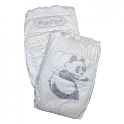 MonPeri Bamboo jednorázové dětské plenky - S (3 - 6 kg), 25 ks - obrázek