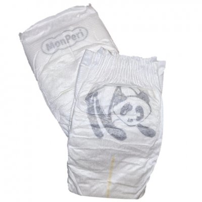 MonPeri Bamboo jednorázové dětské plenky - M (5 - 9 kg), 21 ks - obrázek