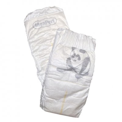 MonPeri Bamboo jednorázové dětské plenky - XL (12 - 16 kg), 17 ks - obrázek