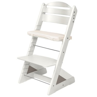 Jitro dětská rostoucí židle Plus - Bílá