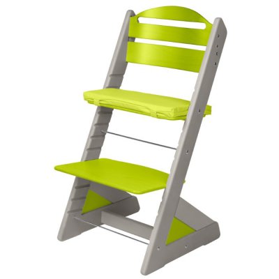 Jitro dětská rostoucí židle Plus - Šedá/Světle zelená