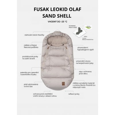 Leokid fusak Olaf - Sand Shell - obrázek