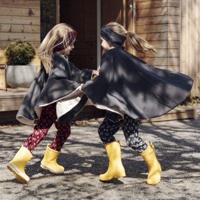 Voksi Poncho - Dark Grey Star - obrázek