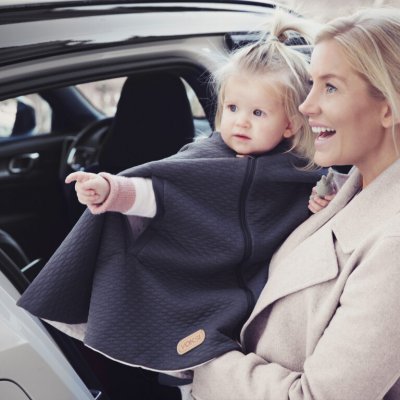 Voksi Poncho - Dark Grey Star - obrázek