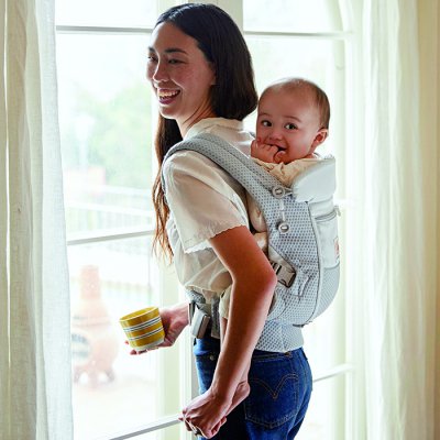 Ergobaby nosítko Adapt Soft Flex Mesh - Pearl Grey - obrázek
