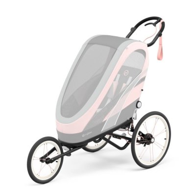 Cybex Zeno podvozek - Black/Pink - obrázek