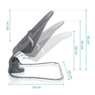 Zopa Lehačka Moyo - Diamond Grey - obrázek