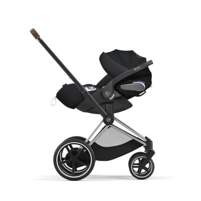 Cybex Platinum ePriam 2.0 podvozek + základ sportovního sezení - Chrome Brown - obrázek