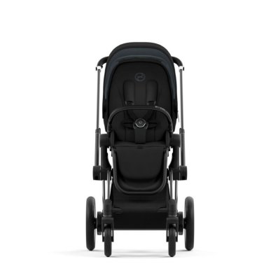 Cybex Platinum ePriam 2.0 podvozek + základ sportovního sezení - Chrome Black - obrázek