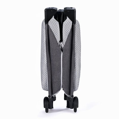 Kinderkraft cestovní postýlka Leody - Grey - obrázek