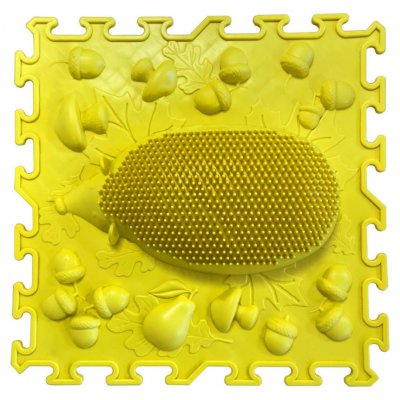 OrtoNature masážní ortopedická podložka Ježek - Tvrdá/Žlutá