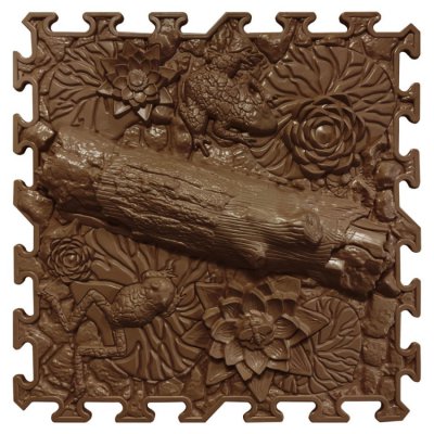 OrtoNature masážní ortopedická podložka Žabičky - Tvrdá/Čokoládová