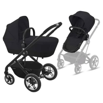 Cybex Talos S 2v1 - Deep Black/černá konstrukce 2022
