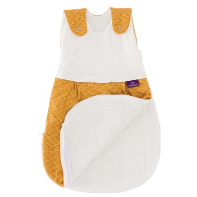 Träumeland spací pytel 3dílný set Liebmich - Fische gold, vel. 62/68 - obrázek