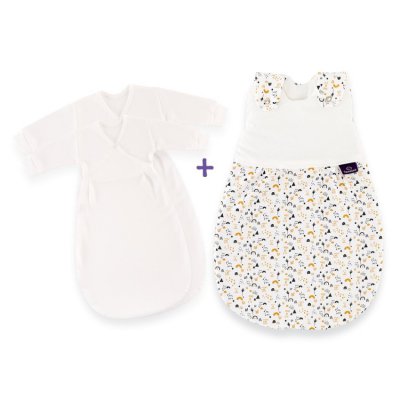 Träumeland spací pytel 3dílný set - Goldregen, vel. 68/74