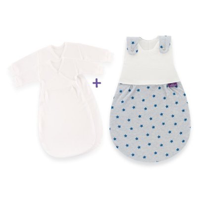 Träumeland spací pytel 3dílný set - Sternentraum blau, vel. 80/86