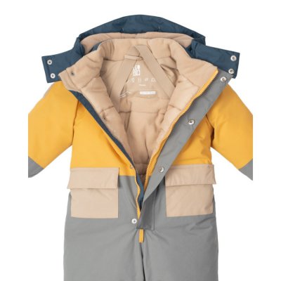 Leokid zimní kombinéza Color Block - Yellow Mellow, vel. 74 (9 - 12 měsíců) - obrázek