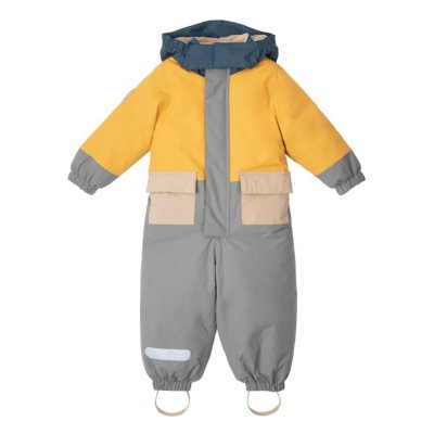 Leokid zimní kombinéza Color Block - Yellow Mellow, vel. 74 (9 - 12 měsíců)