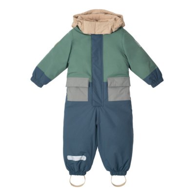 Leokid zimní kombinéza Color Block - Blue Shade, vel. 74 (9 - 12 měsíců)