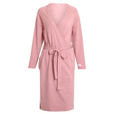 Moniel kimono/župan Dots - Růžový, vel. UNI