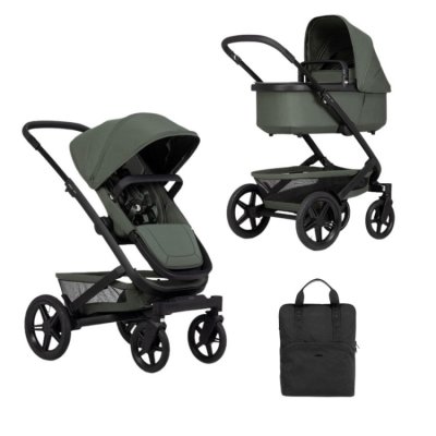 Joolz Geo3 kompletní set + backpack s nafukovacími koly - Woodland Green 2022