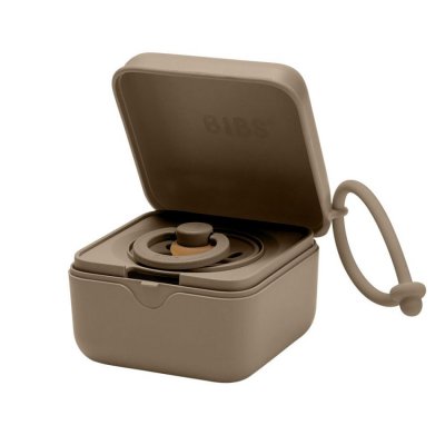 BIBS krabička na dudlíky - Dakr Oak - obrázek