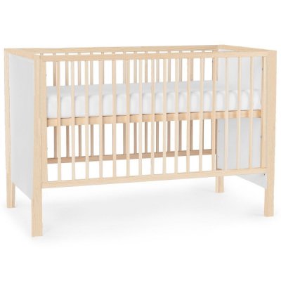 Nanna postýlka Emma 120 x 60 cm + Träumeland Butterfly 60 x 120 cm - White/Natural - obrázek