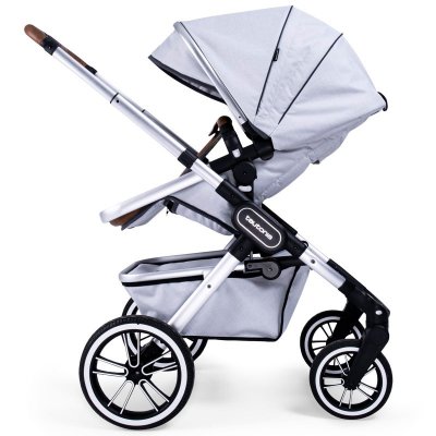 Teutonia Trio kočárek s korbou - Melange Light - obrázek