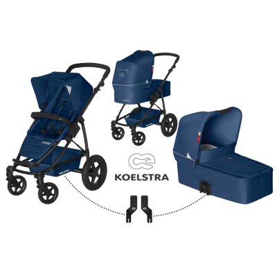 Koelstra kombinovaný kočárek Binque Daily - Navy Blue