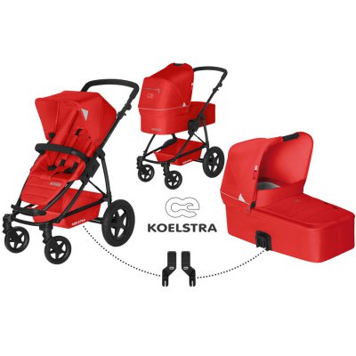 Koelstra kombinovaný kočárek Binque Daily - Red