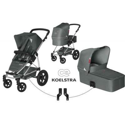 Koelstra kombinovaný kočárek Binque Daily - Grey