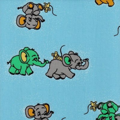 Babyrest Lehátko do vaničky - Modré se slony - obrázek