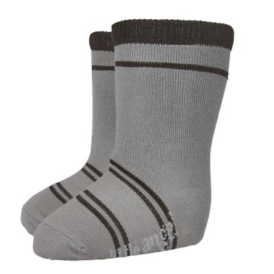 Little Angel ponožky Styl Angel - Outlast® - tm.šedá/černá, vel. 15- 19 (10 - 13 cm)