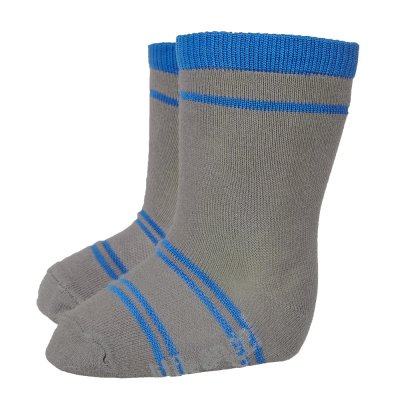 Little Angel ponožky Styl Angel - Outlast® - tm.šedá/modrá, vel. 25 - 29 (17 - 19 cm)